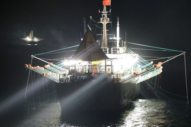 potero chino mar argentino